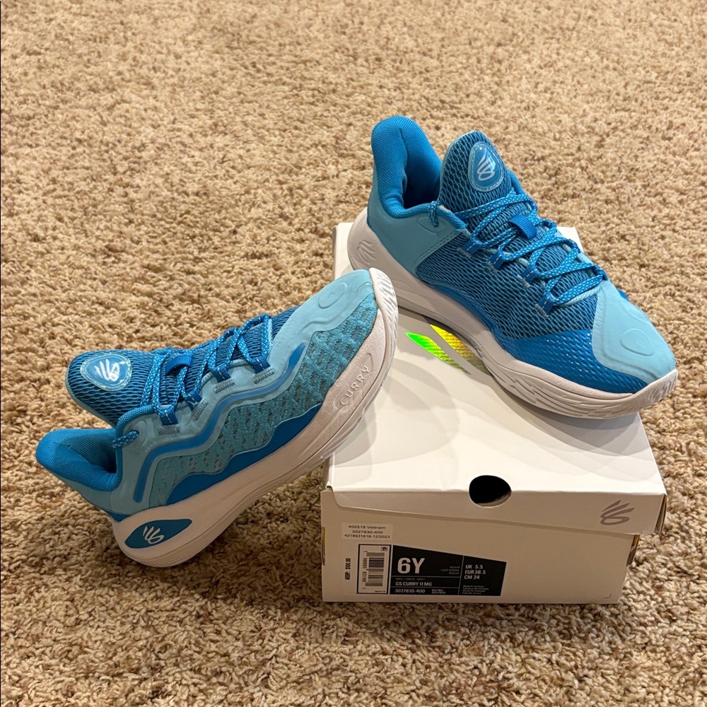 Under Armour GS Curry 11 Blue Sneakers